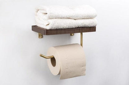 Versatile Wooden Toilet Roll Organizer