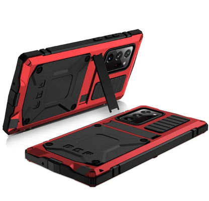 Heavy-Duty Aluminum Galaxy S21 Case with Tempered Glass Screen – Kickstand & 360° Drop Protection