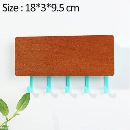 Wooden Key Hanger Wall Rack