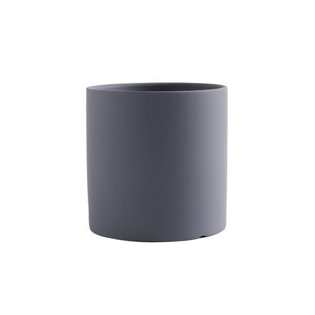 Vibrant Traditional Circular Ceramic Pot Planter