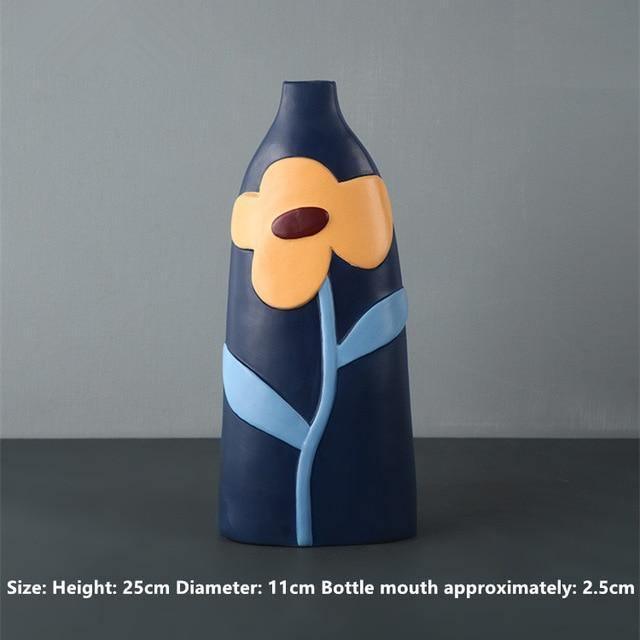 Colorful Ceramic Flower Vases