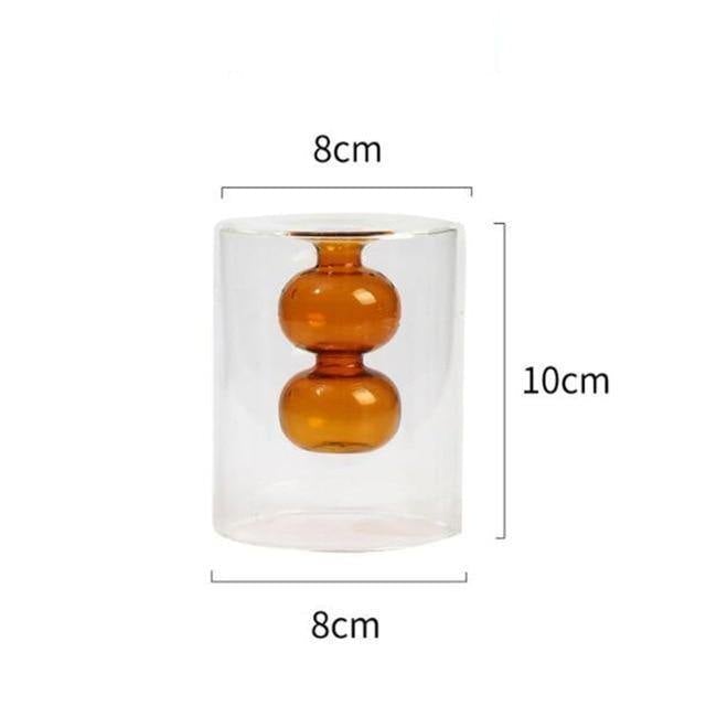 Elegant Glass Bubble Vases