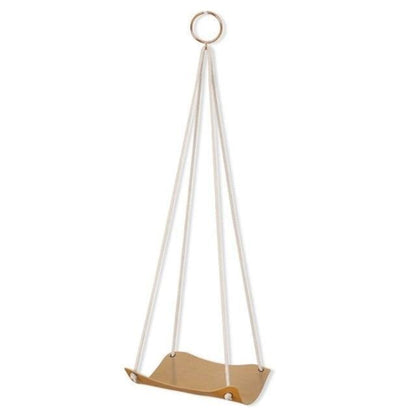 Plant Hanger made with Vegan Leather and Rope