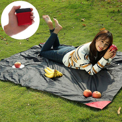 Manta de picnic impermeable y portátil de bolsillo con diseño de fácil limpieza | Alfombrilla ligera para exteriores para la diversión familiar