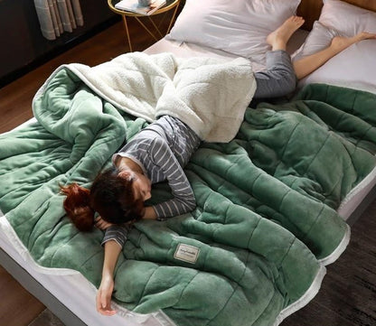 CozyWrap | Manta de forro polar de felpa con suavidad aterciopelada | Comodidad para relajarse durante todo el año