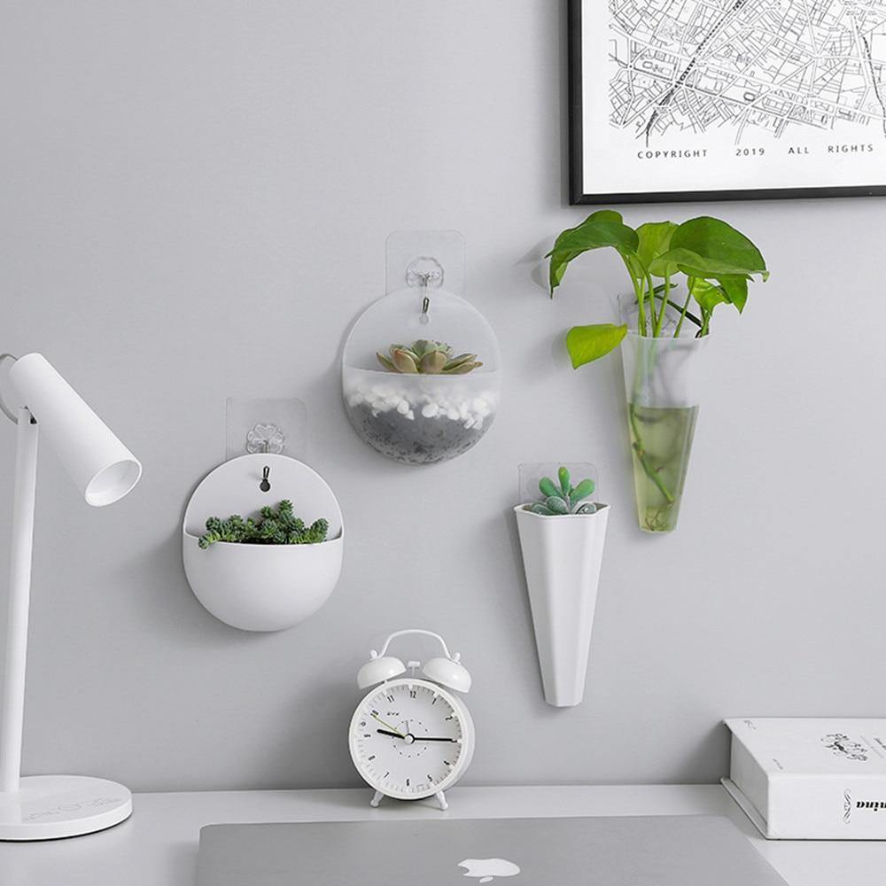 Angular Suspended Wall Planter