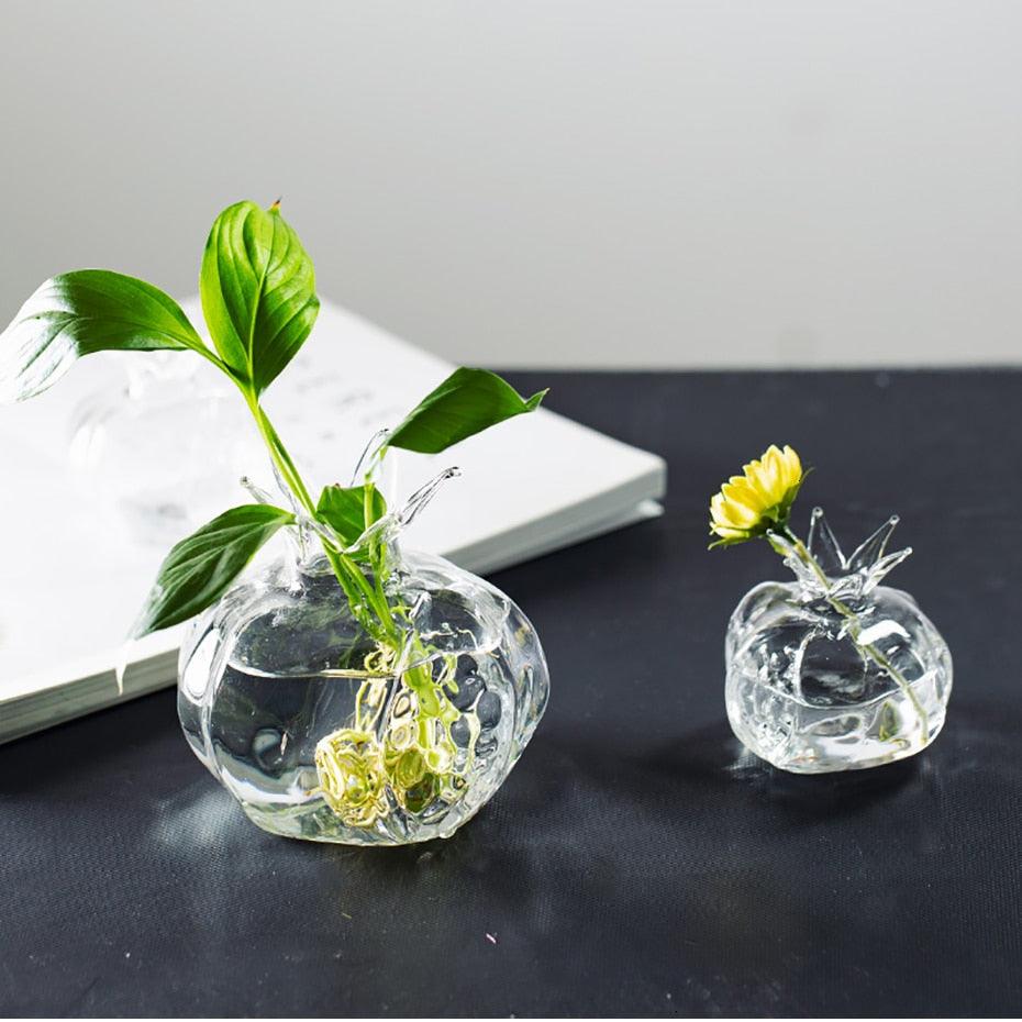 Pomegranate Glass Hydroponic Growth Vessel