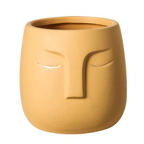 Restful Gaze Abstract Face Planter