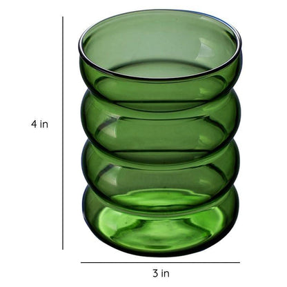 Vibrant Bubble Glass Beverage Cups