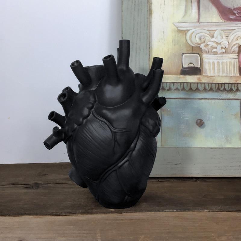 Heart-Shaped Ceramic Vase