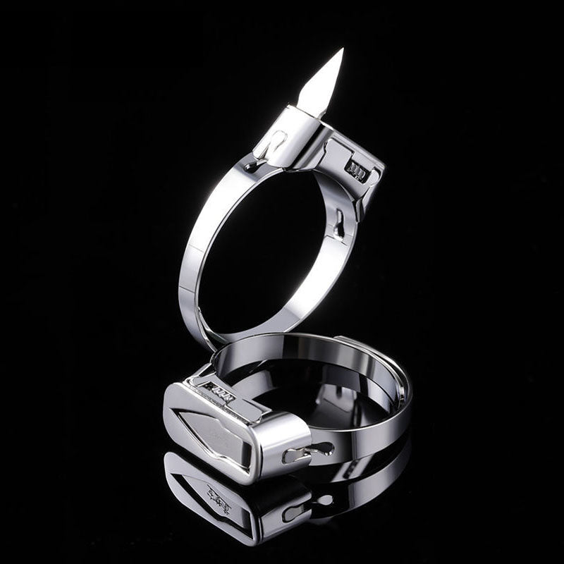 Tactical Finger Ring Personal Safety Tool Everyday Carry EDC Compact Protection Device Covert Wearable Security Accessory Lightweight Metal