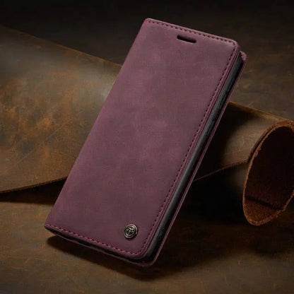 Leather Folio Phone Case with Card Slots – Samsung Galaxy S22, S22 Plus & S22 Ultra