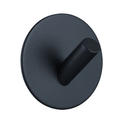 Adhesive Stainless Steel Coat Hook for Bathroom Kitchen Entryway | No-Drill Robe Towel Key Hanger for Apartments Rental Homes Dorms | Wall-M