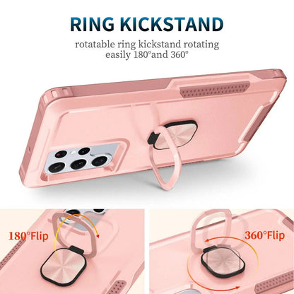 Rugged Armor Galaxy S22 Case with Kickstand – 360° Drop Protection, Shock-Absorbing Frame for S22, Plus & Ultra