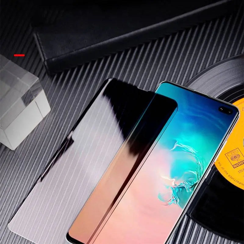 Anti-Spy Tempered Glass Screen Shield for Galaxy S22 | S22 Plus | S22 Ultra – Privacy Filter & Scratch Defense