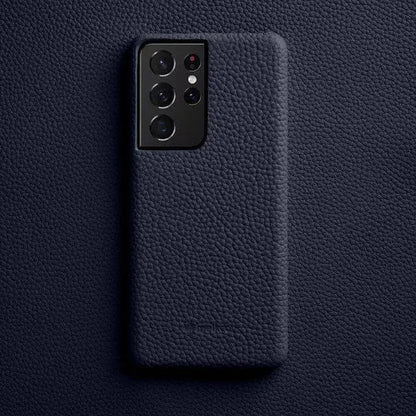 Leather Wallet Phone Case for Samsung Galaxy S22 Ultra S21 S20 Plus – Built-In Card Slots & Full Button Access