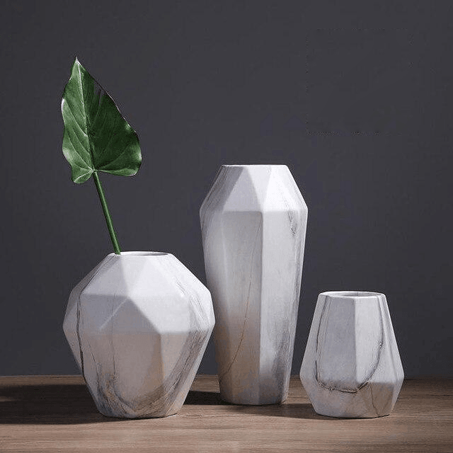 MarbleMosaic™ Modern Vase