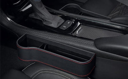 Universal Car Seat Gap Organizer | Faux Leather Storage Solution for Essentials