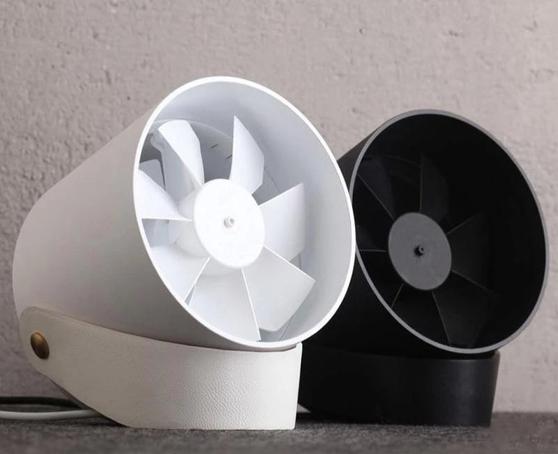 Ventilador USB compacto con control táctil: refrigerador portátil de doble aspa