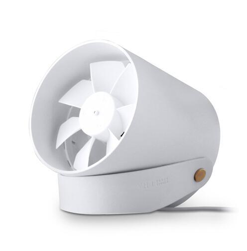 Ventilador USB compacto con control táctil: refrigerador portátil de doble aspa
