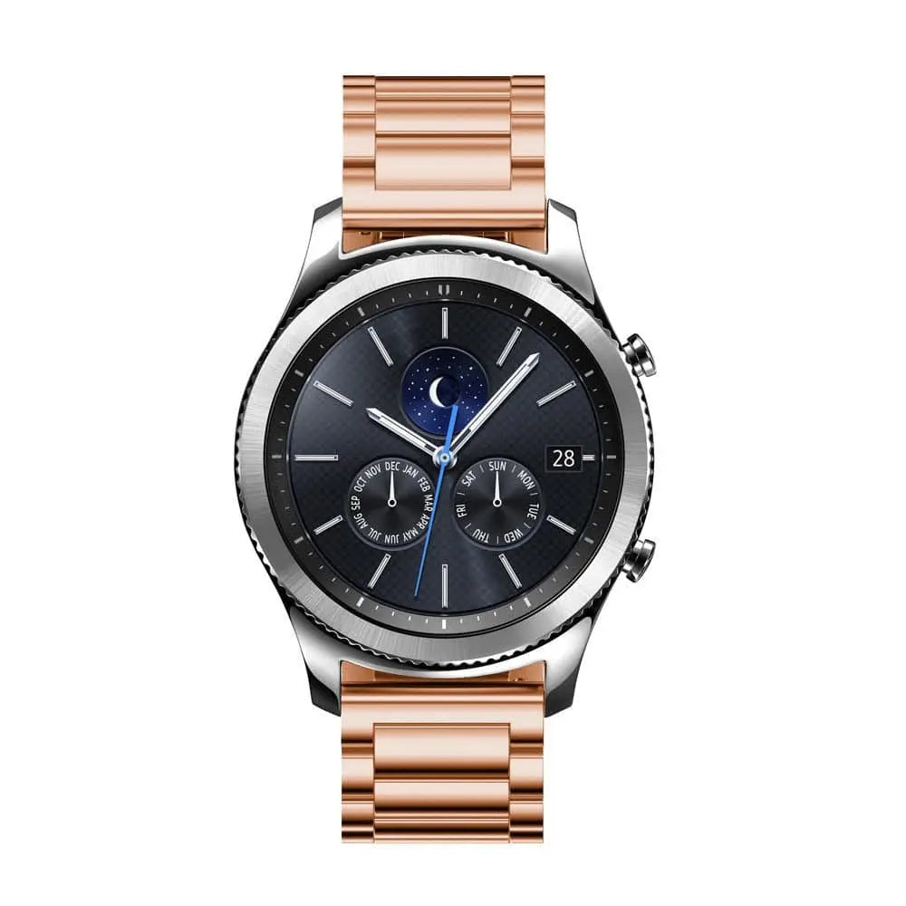 Metal Replacement Strap for Samsung Galaxy Watch – Adjustable Stainless Steel Wristband 18mm 20mm 22mm 23mm Lug Width