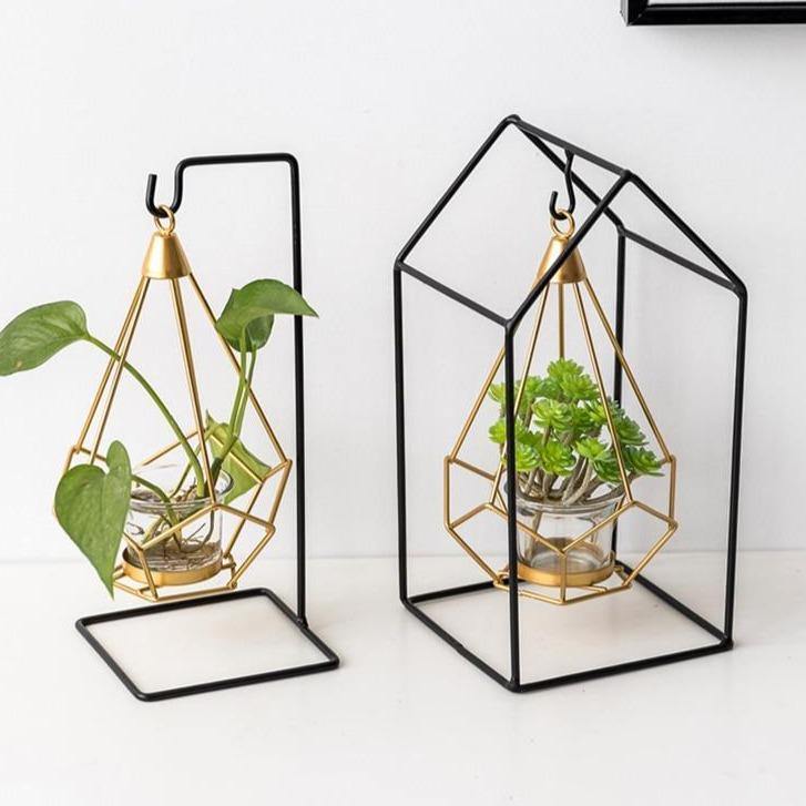 Aetheria Lantern - Iron Candle Holder