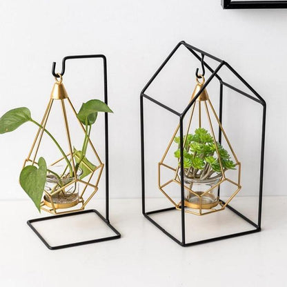 Aetheria Lantern - Iron Candle Holder