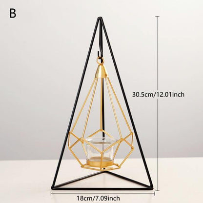 Aetheria Lantern - Iron Candle Holder