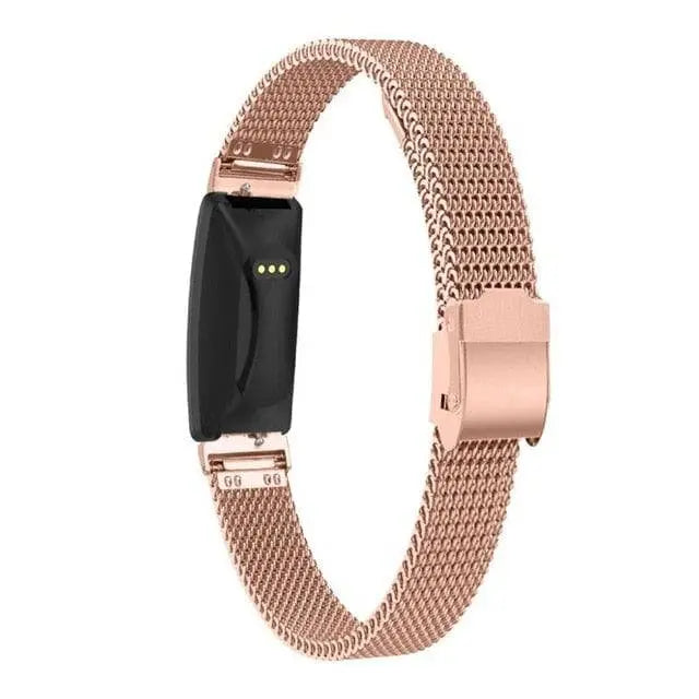 Wrist Strap for Fitbit Inspire HR – Stainless Steel Mesh Loop Replacement Band