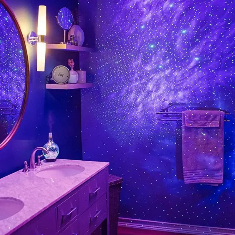 Galaxy Nebula Light Projector with Remote Control for Bedrooms, Living Rooms & Ceilings – Multicolor LED Night Light