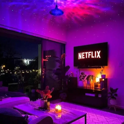 Galaxy Nebula Light Projector with Remote Control for Bedrooms, Living Rooms & Ceilings – Multicolor LED Night Light