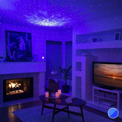 Galaxy Nebula Light Projector with Remote Control for Bedrooms, Living Rooms & Ceilings – Multicolor LED Night Light
