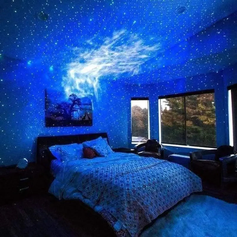 Galaxy Nebula Light Projector with Remote Control for Bedrooms, Living Rooms & Ceilings – Multicolor LED Night Light