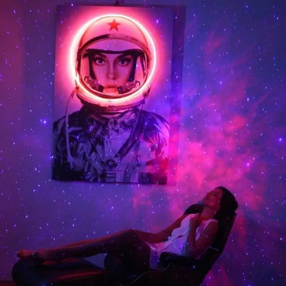 Galaxy Nebula Light Projector with Remote Control for Bedrooms, Living Rooms & Ceilings – Multicolor LED Night Light