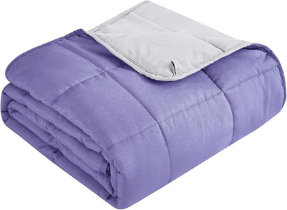 Cozy Comfort | Weighted Blanket with Cooling Microfiber | All-Season Softness for Ultimate Relaxation
