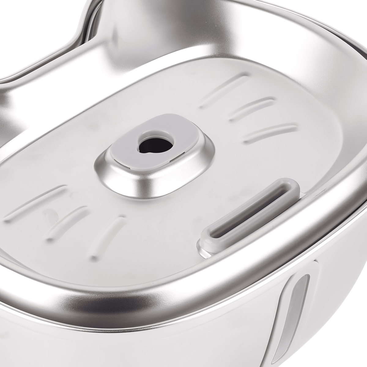 Stainless Steel Pet Water Fountain with Filter 3 Liter Automatic Flow for Cats & Small Dogs