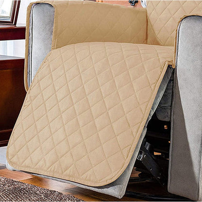 Funda para sillón reclinable suave universal Ortekor Comfort Haven con acogedor forro polar acolchado | Protector elegante para una relajación total