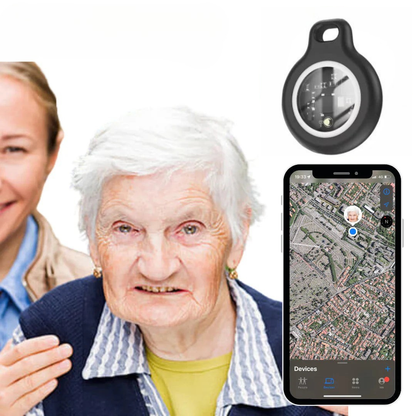 Wearable Location Monitor for Elderly Adults – Clip-On Find My Tracker with Year-Long Battery & Waterproof Housing