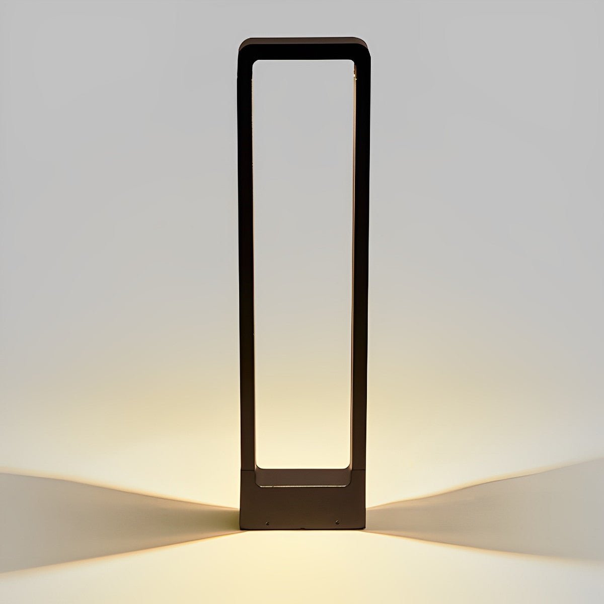 Outdoor Path Light 31 in Tall Aluminum Post Lamp 10W LED Waterproof Black Garden Driveway Walkway Landscape Lighting Fixture Modern Yard Sta