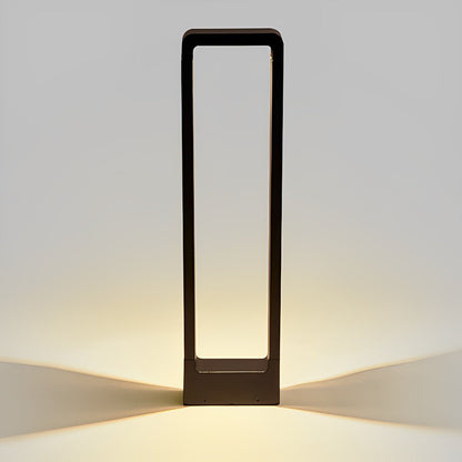 Outdoor Path Light 31 in Tall Aluminum Post Lamp 10W LED Waterproof Black Garden Driveway Walkway Landscape Lighting Fixture Modern Yard Sta