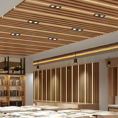 Lámpara de techo LED de montaje empotrado ajustable de doble cabezal, foco direccional de aluminio de 9 pulgadas con tres temperaturas de color para cocina y sala de estar