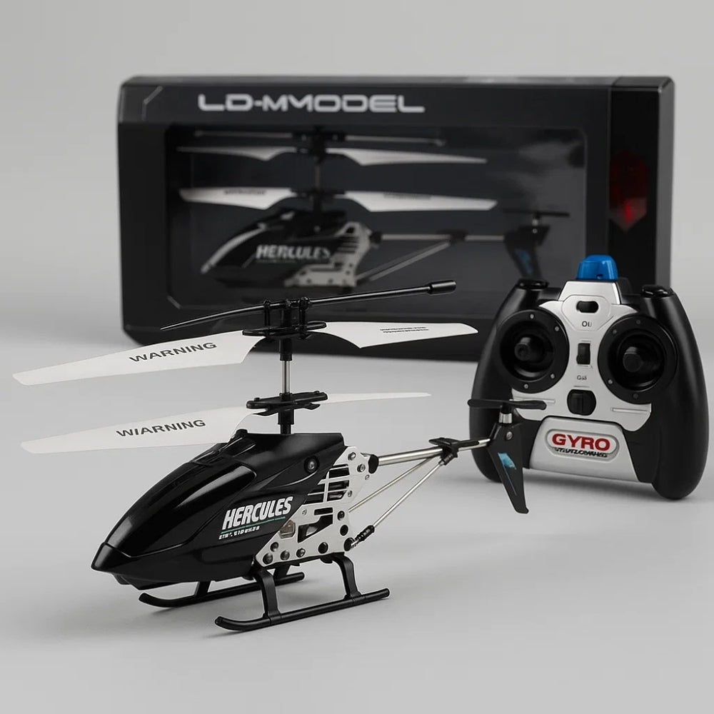 3.5-Channel Indoor RC Helicopter with Gyro Stabilizer – Crash-Resistant Metal Frame for Kids & Adults