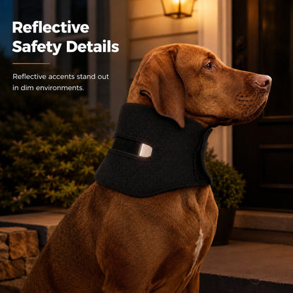 Ortekor Adjustable Dog Neck Support Brace for Rest & Recovery - Breathable Cervical Collar for Limited Neck Movement