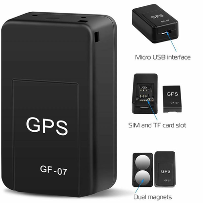 Compact Real-Time Location Tracker with Magnetic Mount for Vehicles & Valuables, Voice Monitoring Device, GSM GPRS Locator