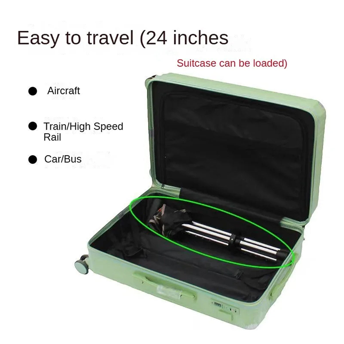 Folding Walking Cane with Built-In Seat & Tripod Base – Adjustable Height 22-34 in, Supports 287 lb, Lightweight 2.4 lb Aluminum Portable