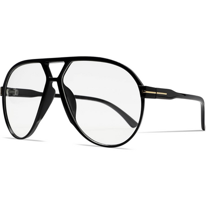 Oversized Aviator Sunglasses UV400 Protection Retro Square Frame Women Men Unisex 70s Vintage Style Lightweight Fashion Eyewear for Beach Fe