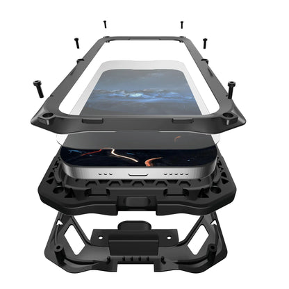 Protective Google Pixel Case with Integrated Screen Shield & Kickstand
