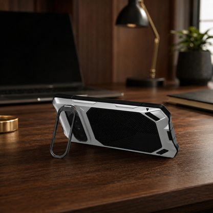 Protective Google Pixel Case with Integrated Screen Shield & Kickstand