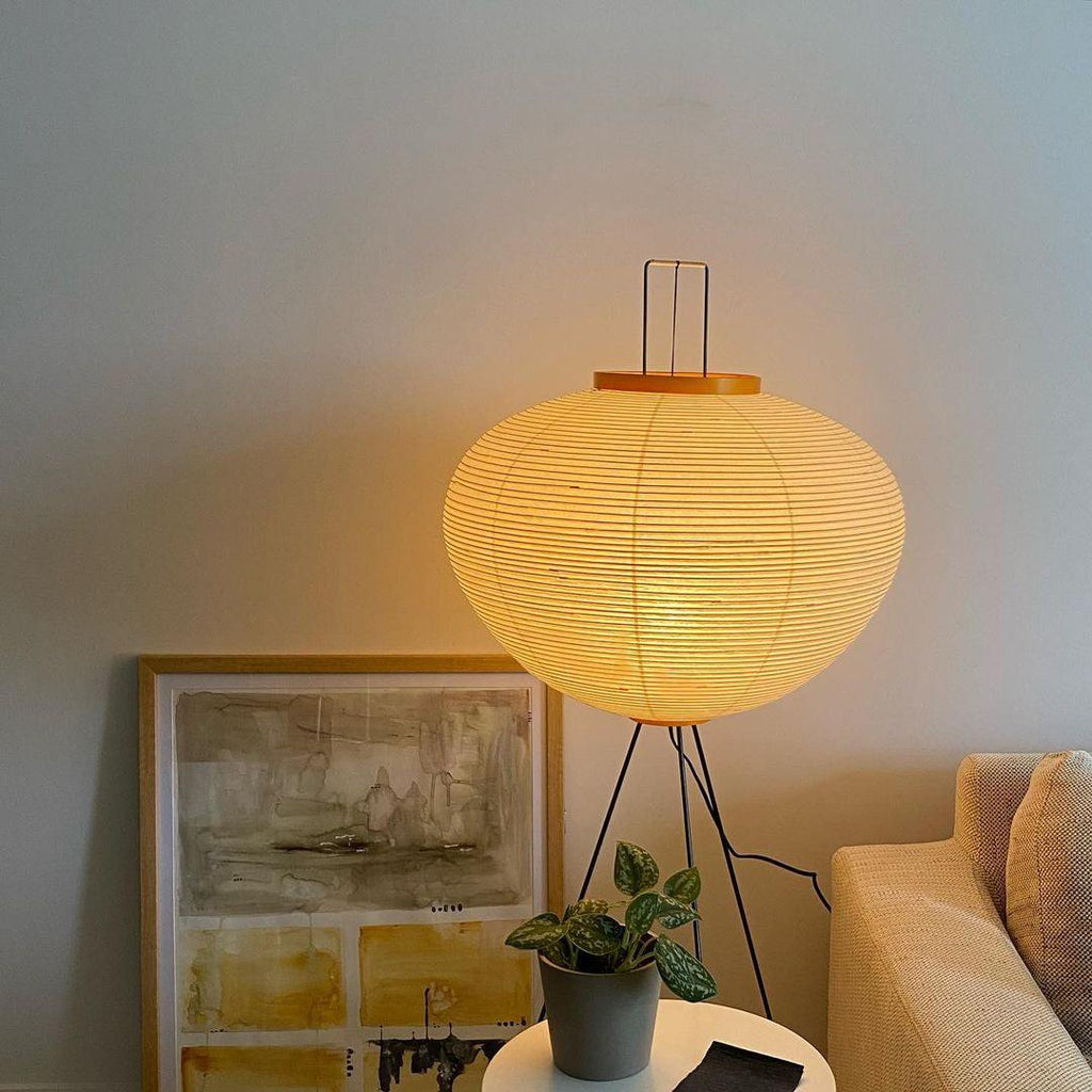 Handcrafted Rice Paper Cloud Floor Lamp Wabi-Sabi Sculptural Design Warm White 3000K LED Standing Light Minimalist Modern Living Room