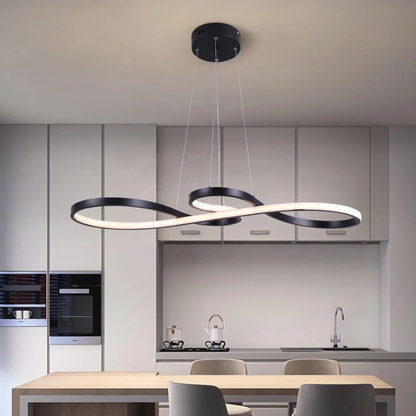 Adjustable Ring Ceiling Light with Remote Dimmable LED 37 in Gold for Dining Room Kitchen Island Modern Hanging Fixture 3-Color Temperature